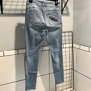 Friends iron on patch jeans! BUTT I Love You Wax Jeans